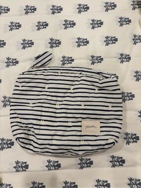 Pehr On The Go Navy Stripe Travel Pouch